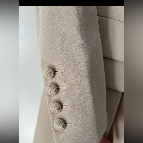 Self portrait Tailored Crepe Lace Detail Midi Dress - Picture 4 of 7